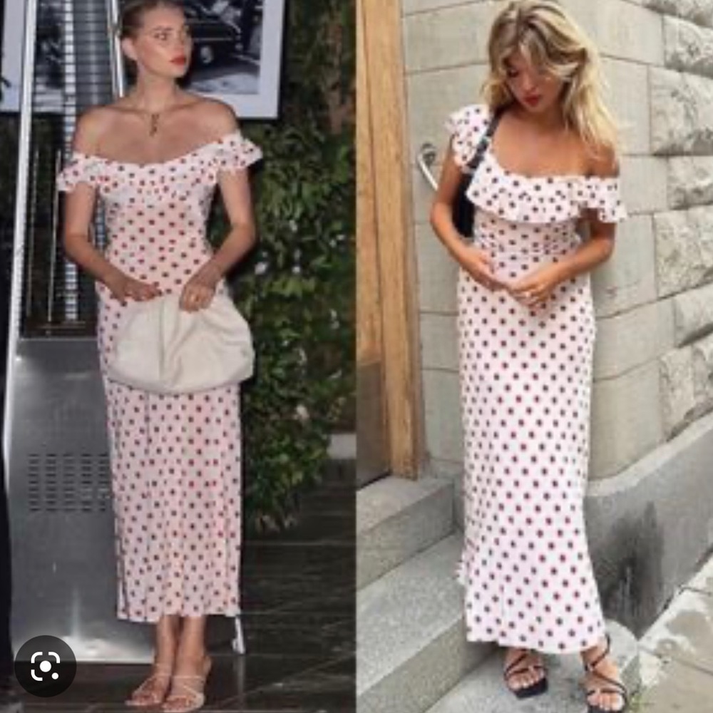 Realisation par Claudia polka dot dress